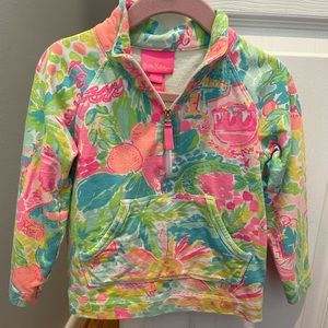 Lilly Pulitzer pullover, size XS (2T-3T), excellent used condition